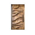 Arvexa Sculpted Solid Wood Rectangular Single Door