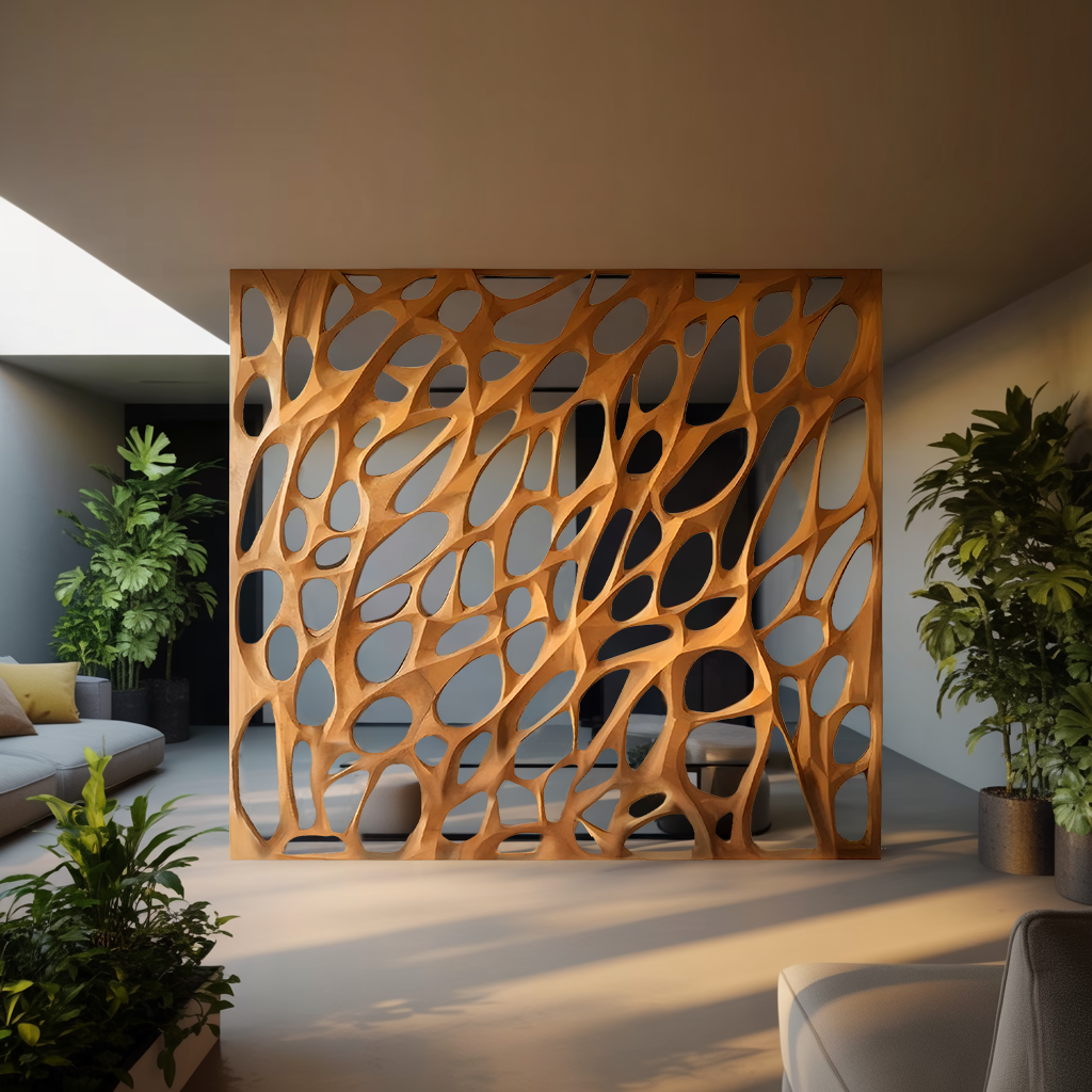 Modern Organic Room Divider For Open Space Decor