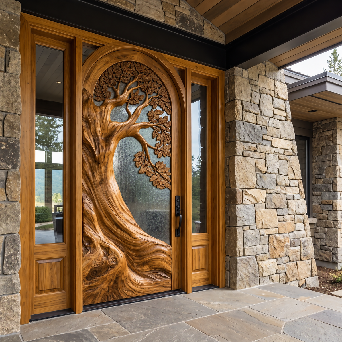 Oakhollow Handcrafted Solid Wood Single Door