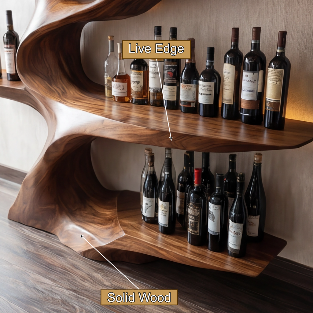 Elarion Sculptural Tree Wine Rack