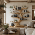 Arborelle Sculpted Solid Wood Tree Bookshelf