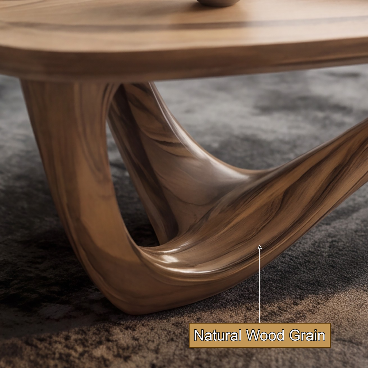 Aurelin Flow Organic Modern Coffee Table