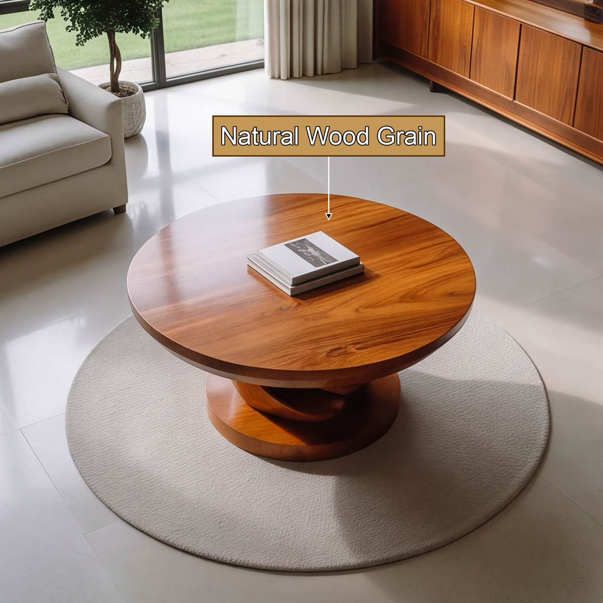 Virella Handcrafted Solid Wood Coffee Table SPA925789